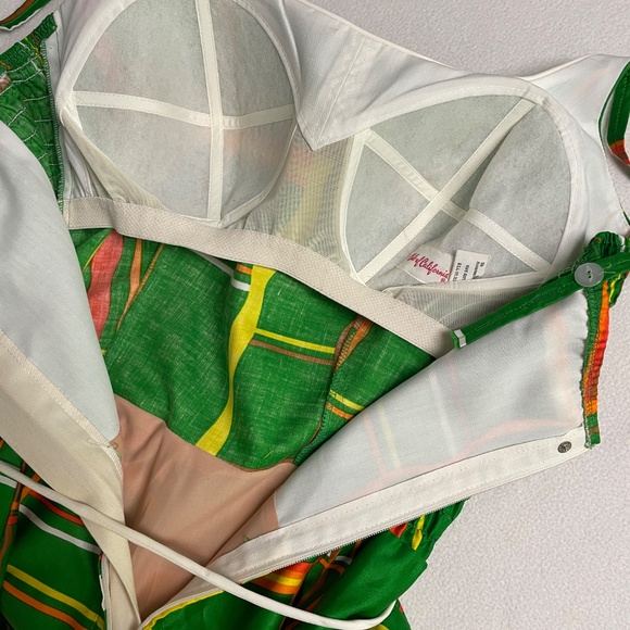 Vintage 60-70s Romper Swimsuit Women, Cole of California, size 16 - Picture 9 of 11